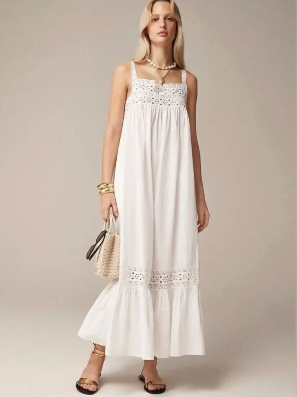 J.Crew Athena Dress in Cotton Poplin